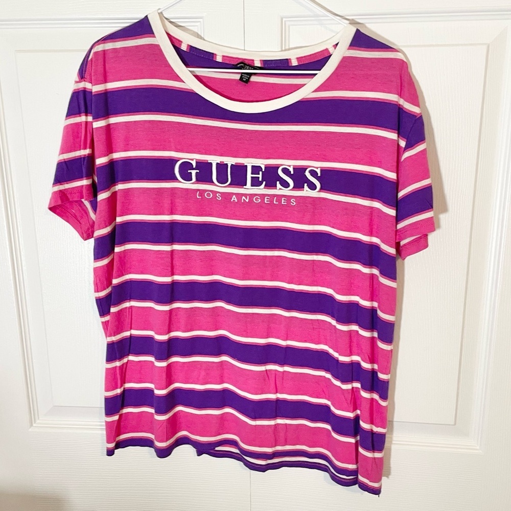 GUESS Los Angeles Vintage 90’s striped shirt